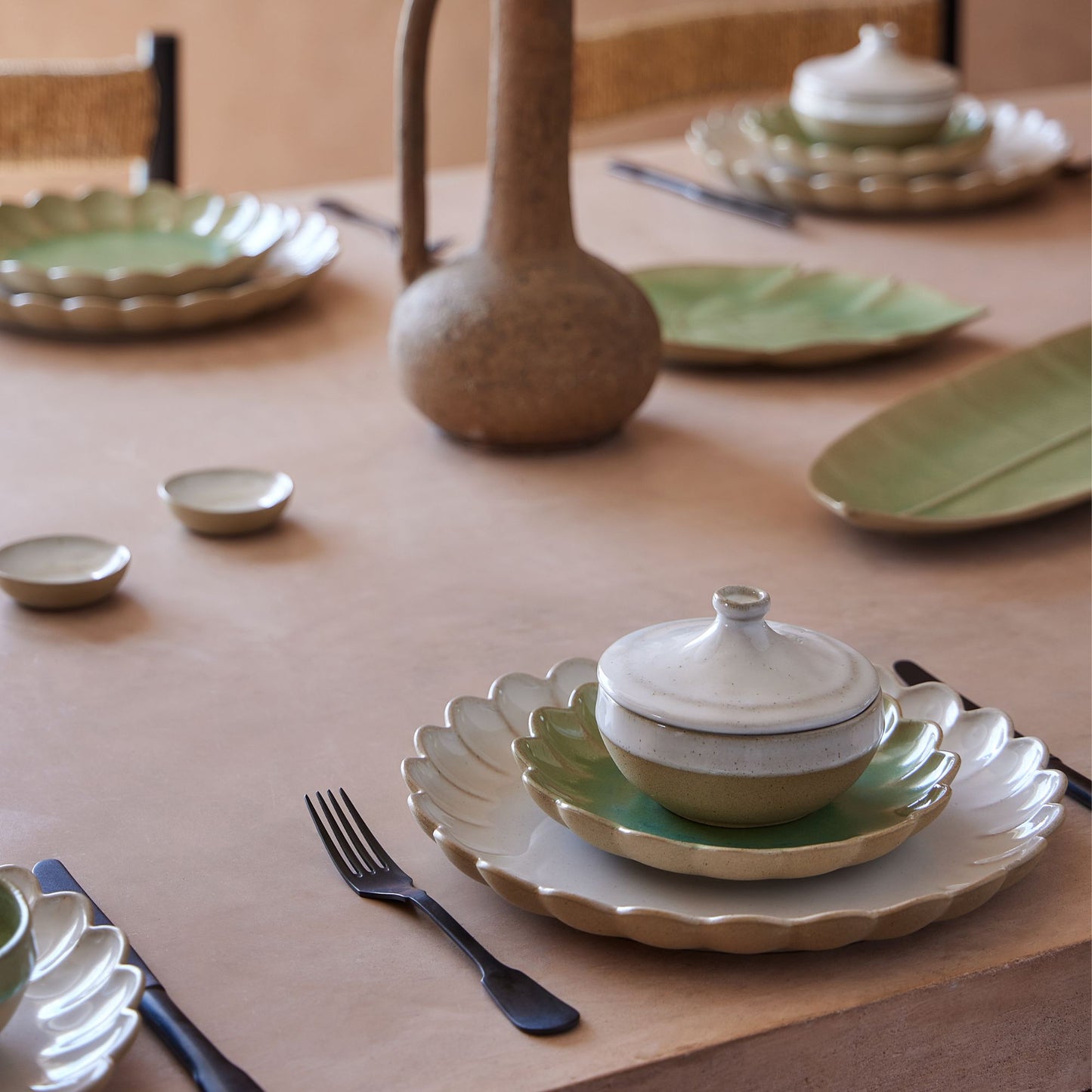 Marrakesh Sable Blanc Dinner Plate