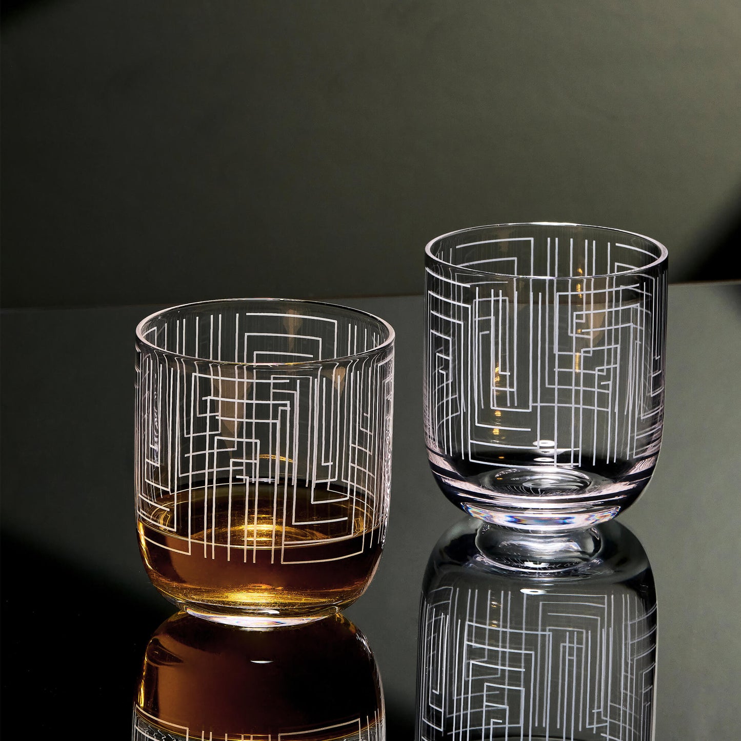 Maze Tumbler Glass Set