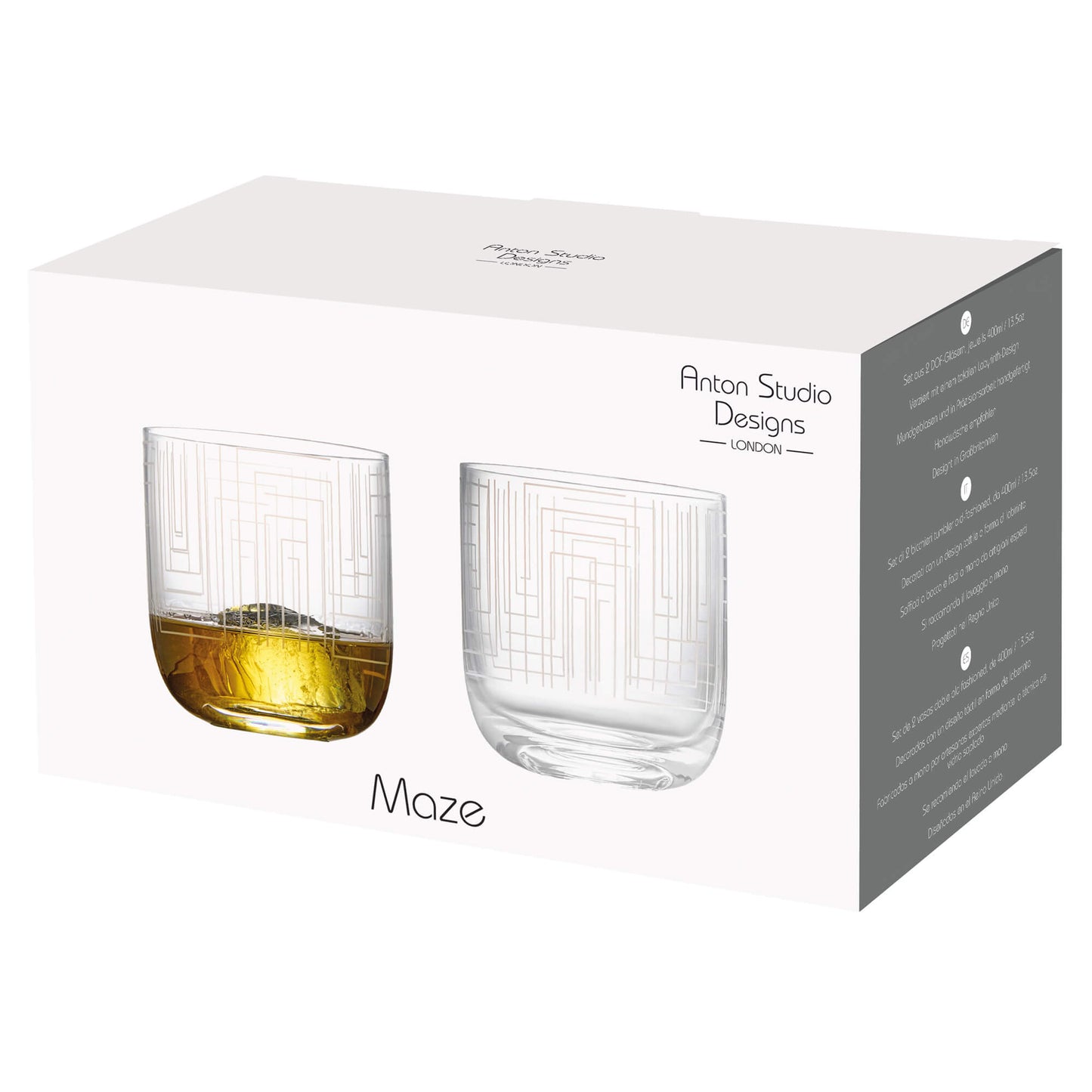 Maze Tumbler Glass Set
