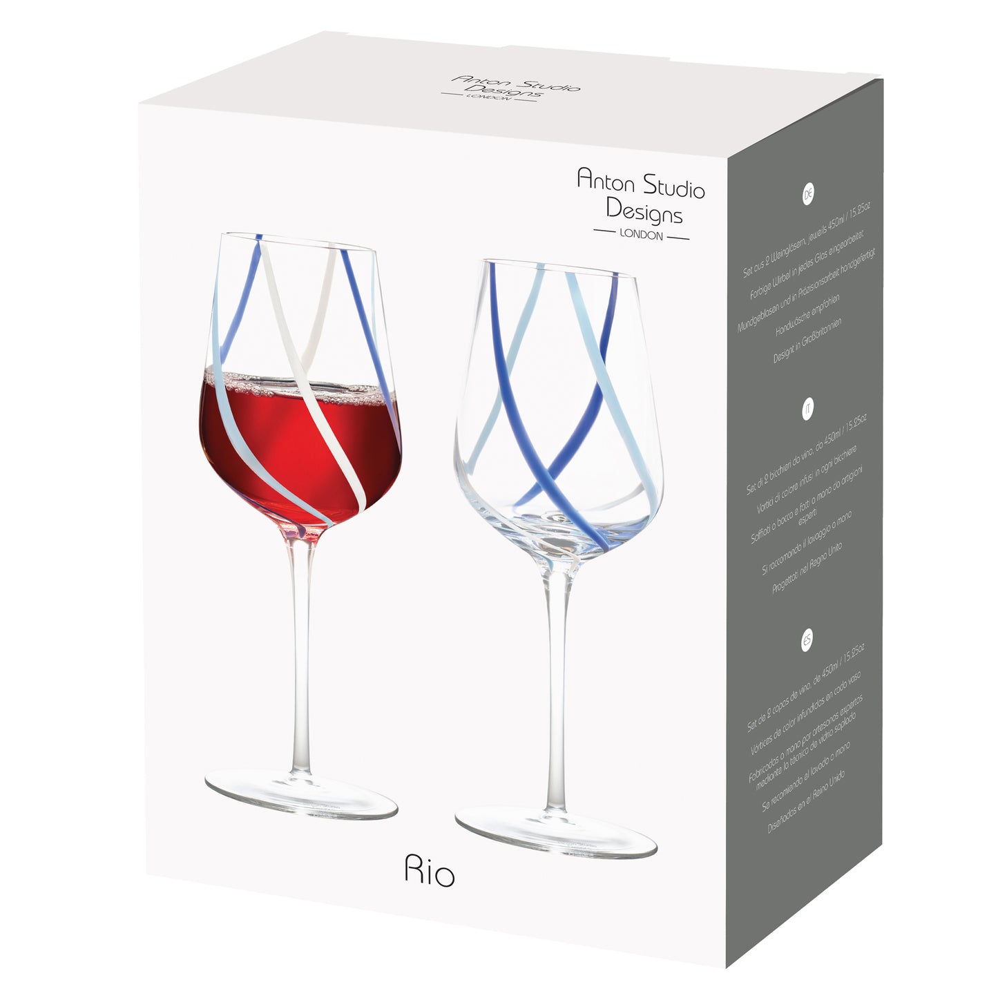 Azure Rio Wine Glass Set