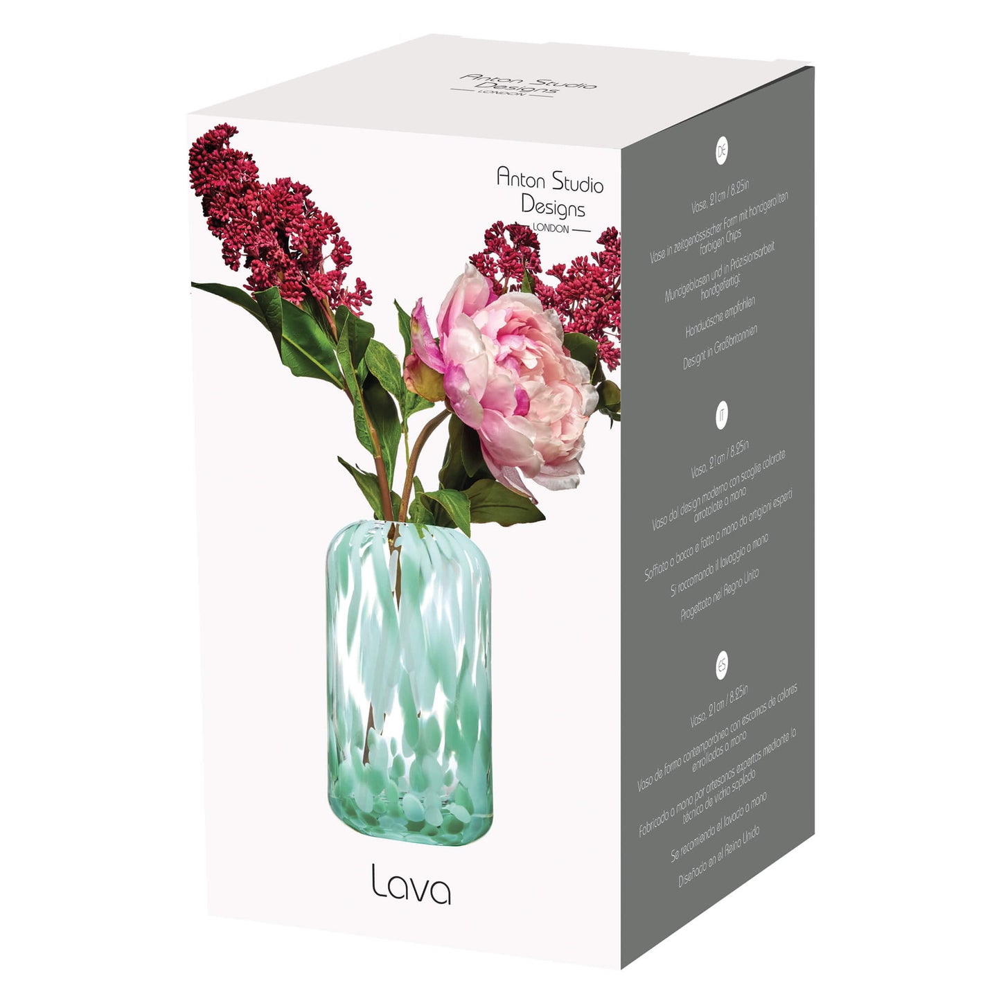 Small Green Lava Vase