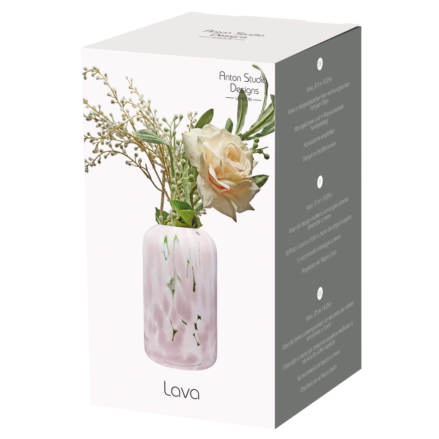 Small Pink Lava Vase