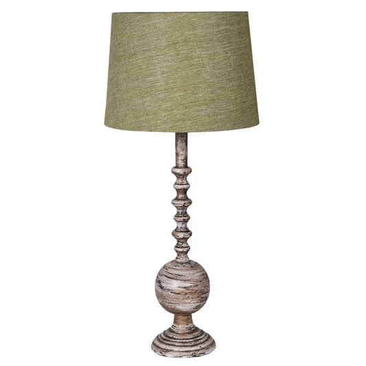Green Finial Lamp