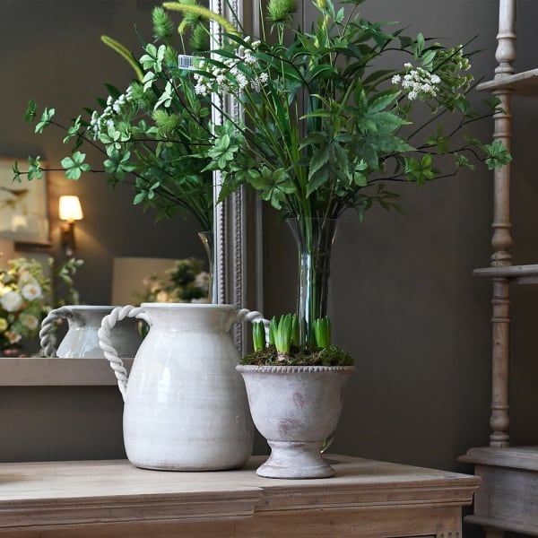 Twisted Handle Urn