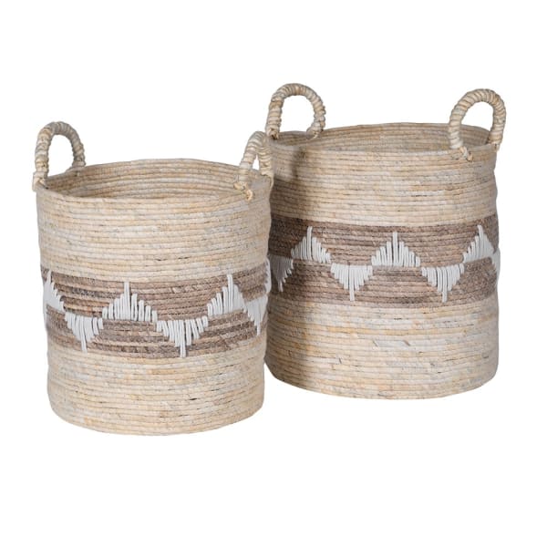 Set of 2 Maize Baskets