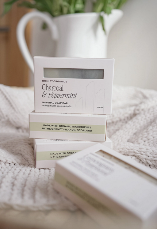 Charcoal & Peppermint Natural Soap Bar
