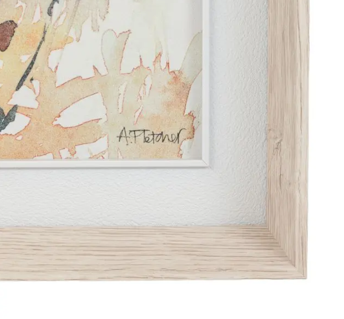 Garden Notes Framed Canvas
