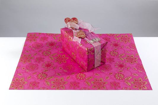 Pink Dahlia Gift Wrap