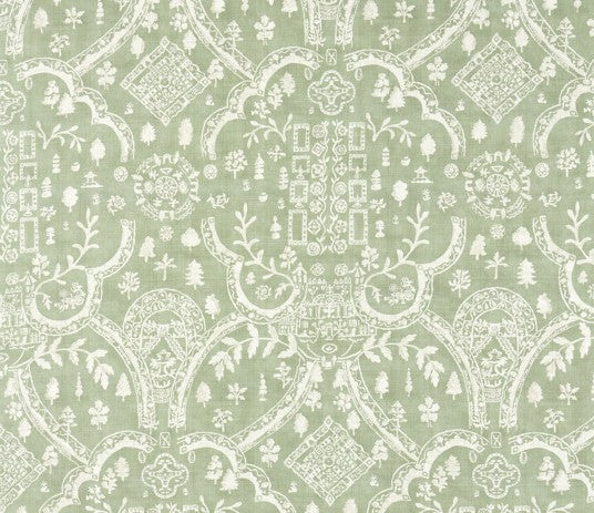 Sage Topiary View Cushion
