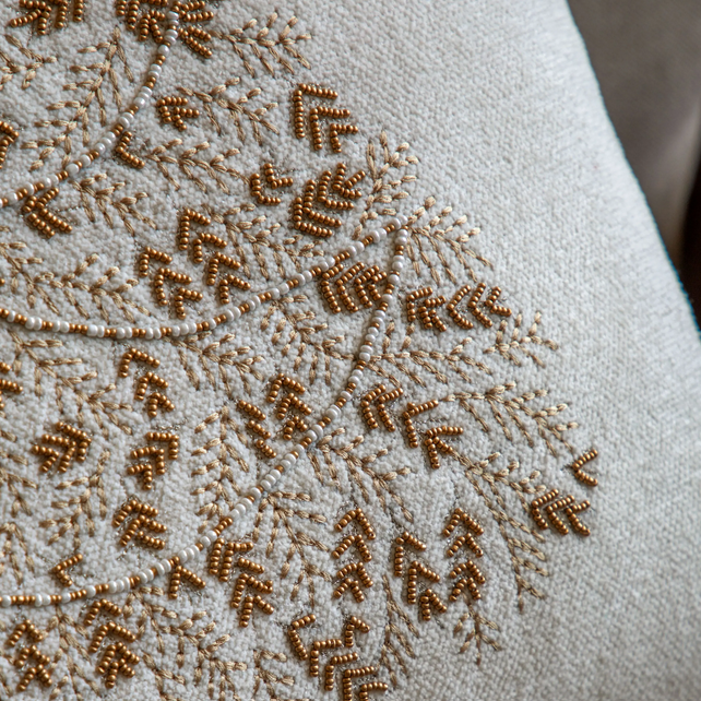 Deco Embroidered Tree Cushion