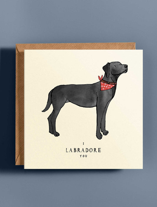 Love Labrador Card