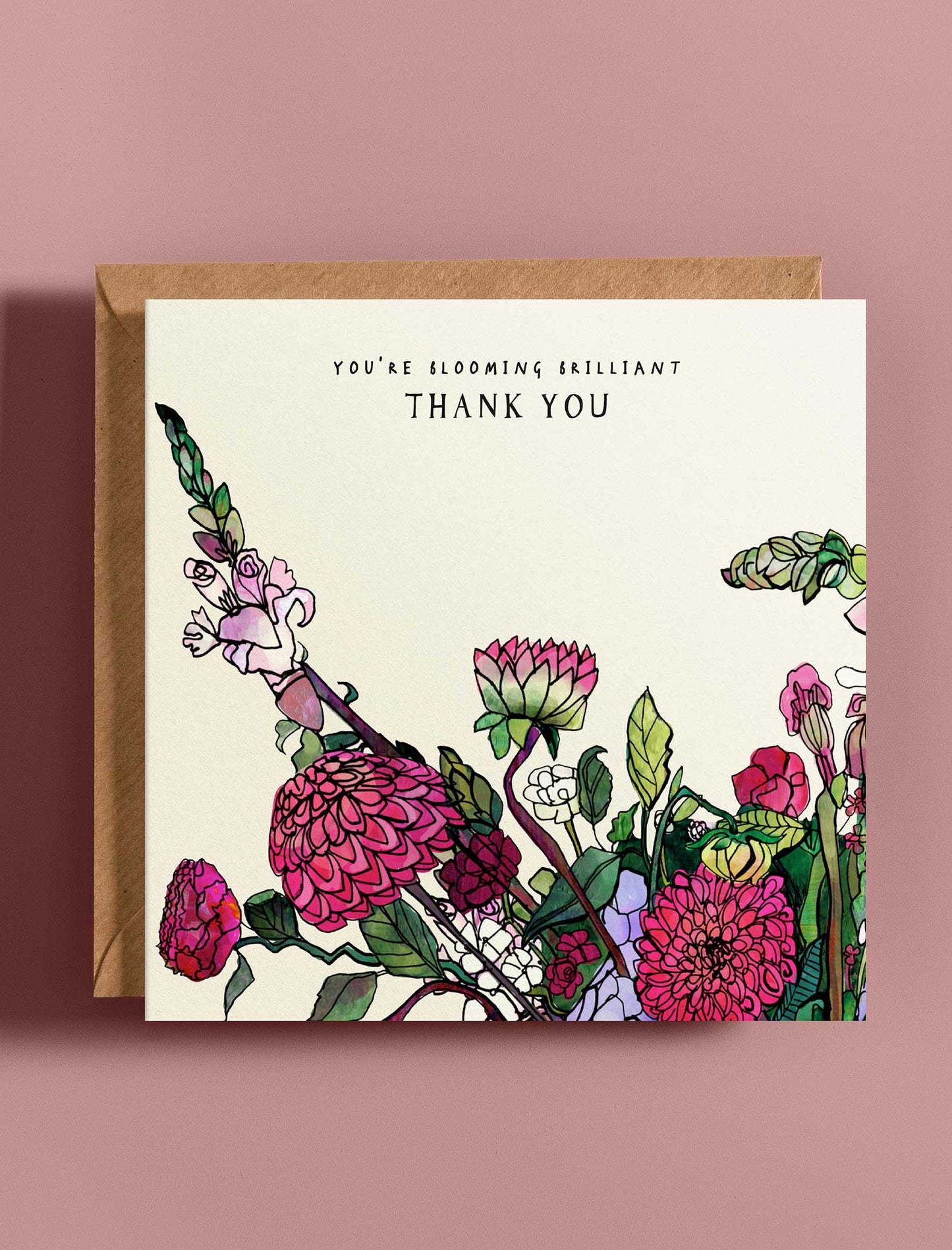 Thank You Blooming Card