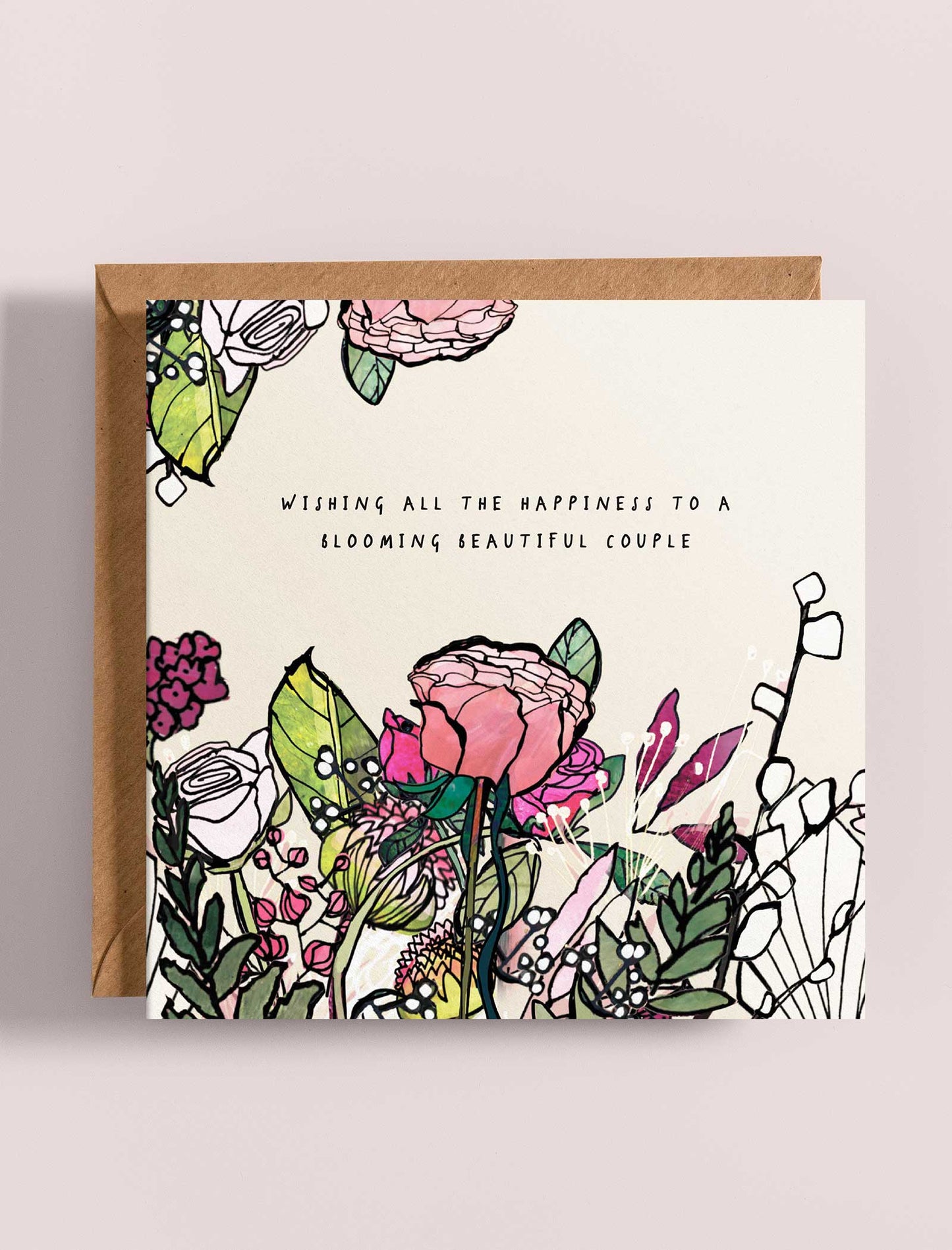 Wedding Flowers Card