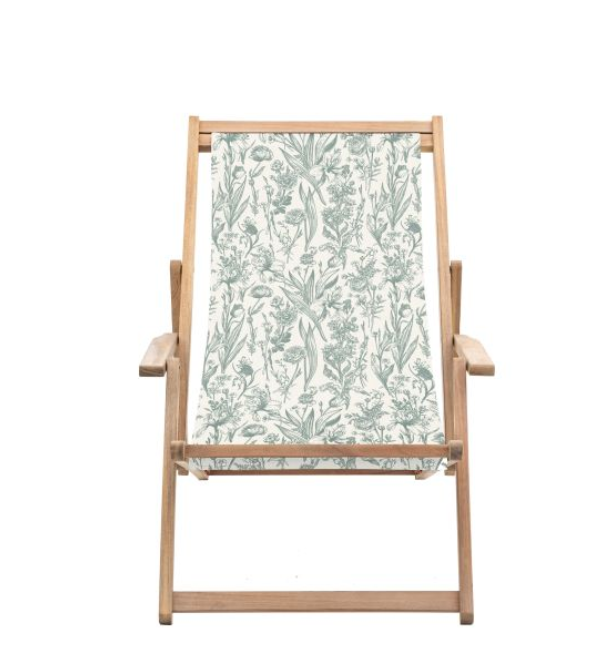 Floral Deck Chair