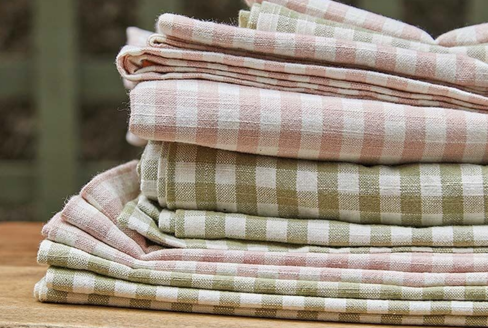 Pink Gingham Napkins