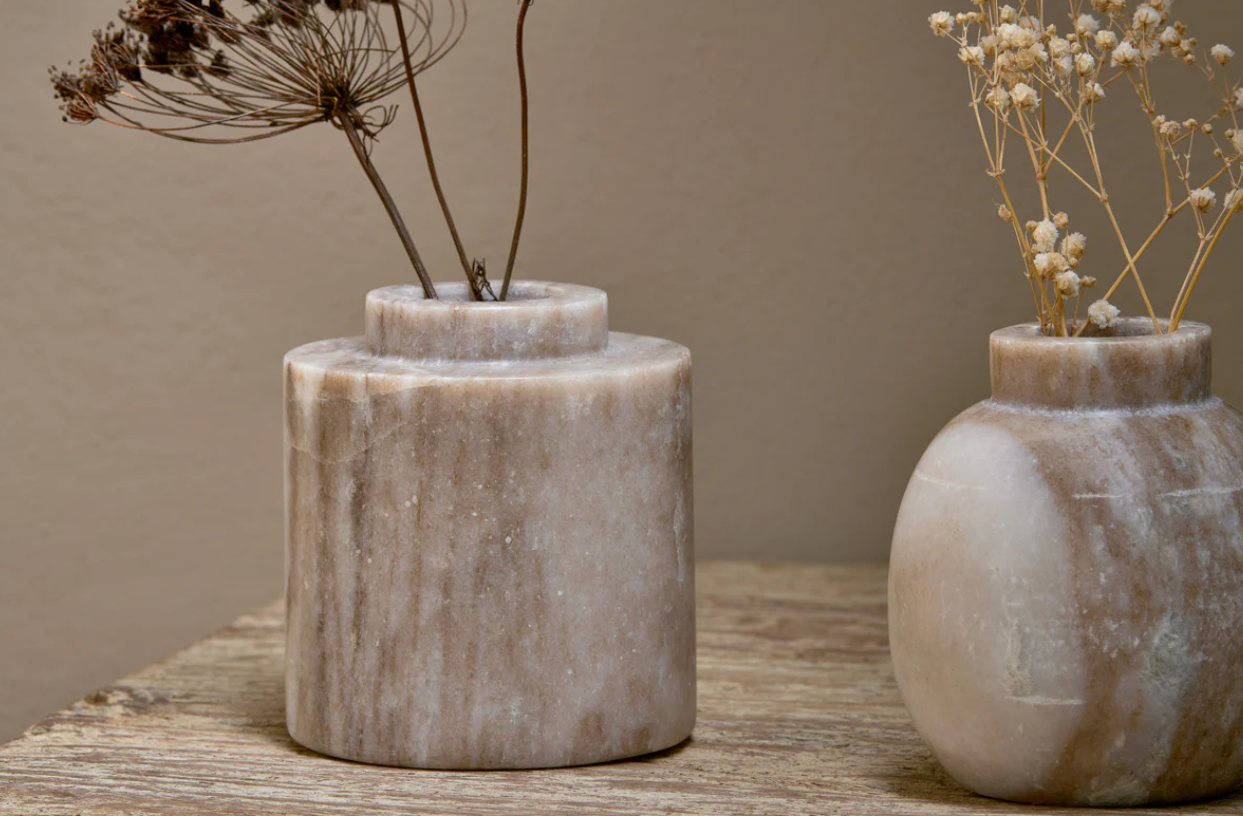 Marble Cylinder Vase