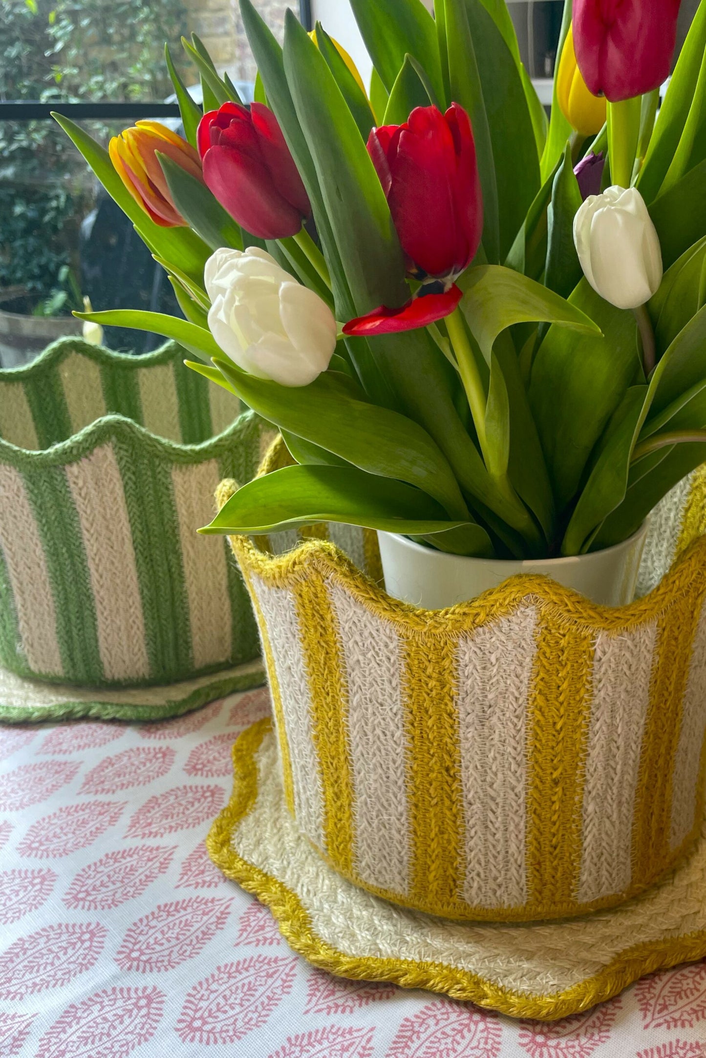 Daffodil Tulip Basket