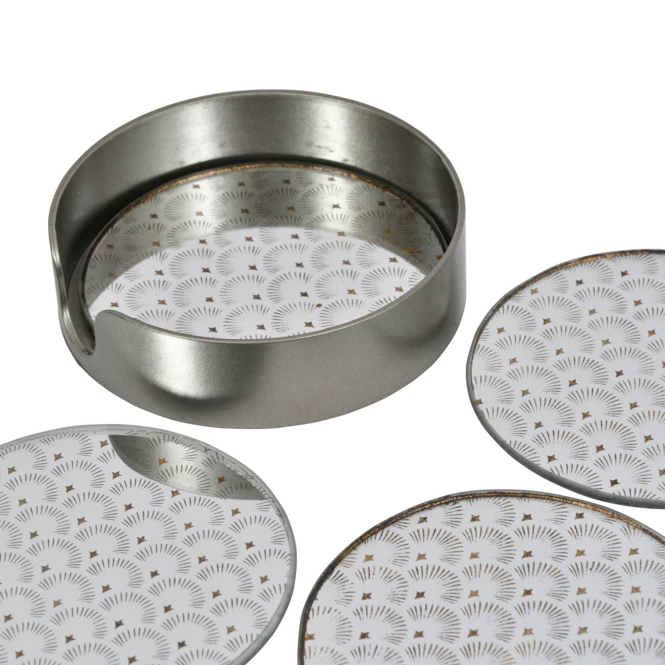 Deco Scallop Coasters