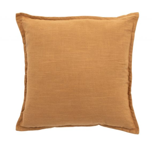 Mustard Linen Cushion