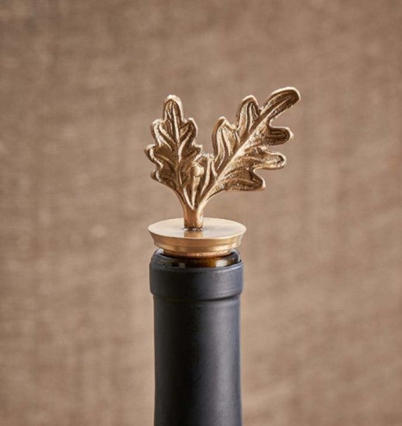 Oak Leaf Bottle Stopper