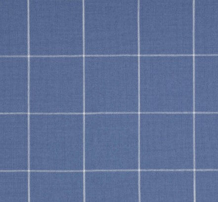 Alder Check Navy Fabric