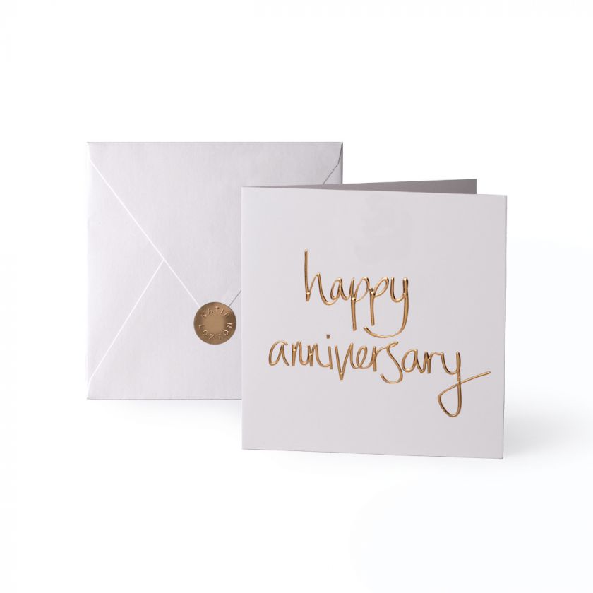 Happy Anniversary Golden Card