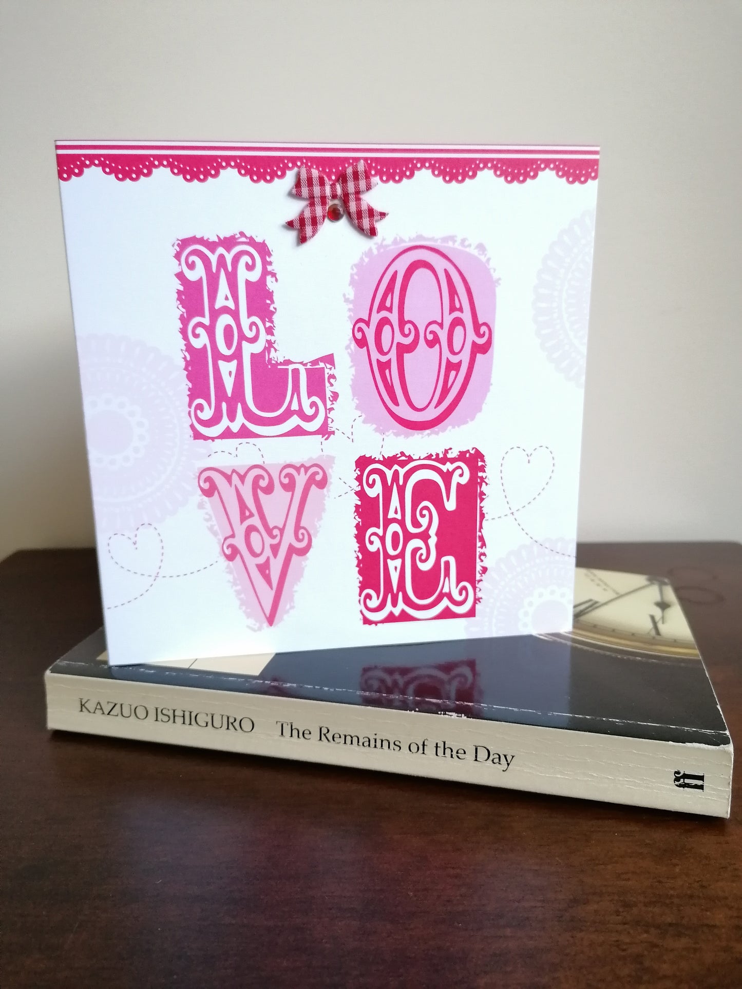 Love Red Bow Card