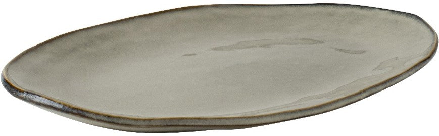 Small Cream Oval Dish