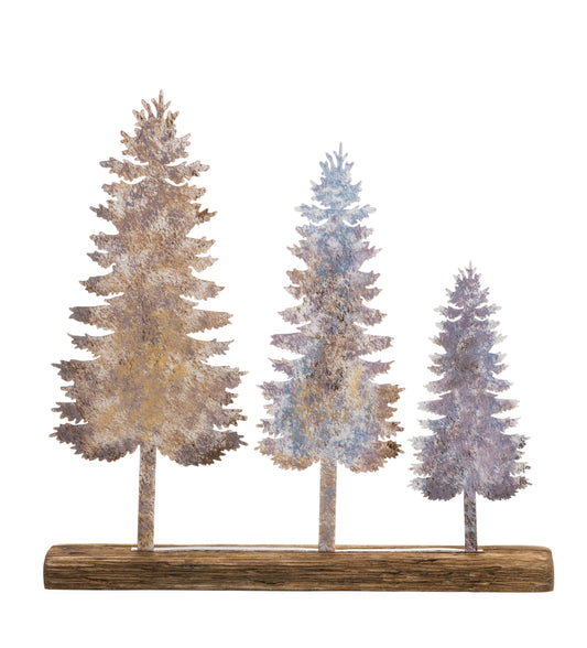 Pastel Tree Trio