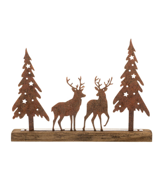 Bronzed Stags & Trees