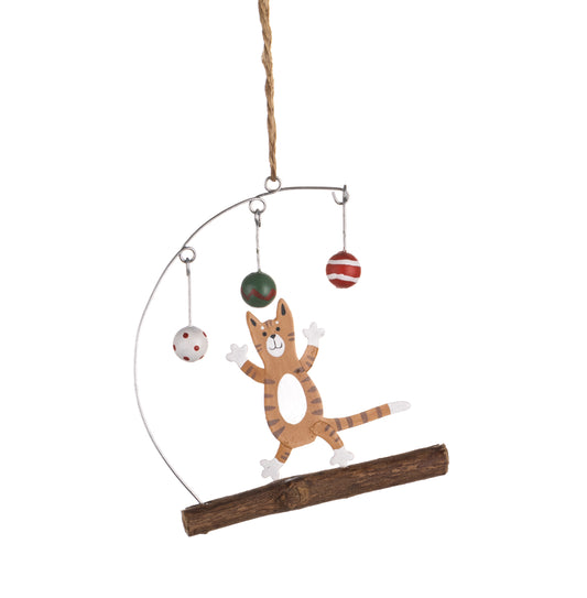 Kitty with Baubles