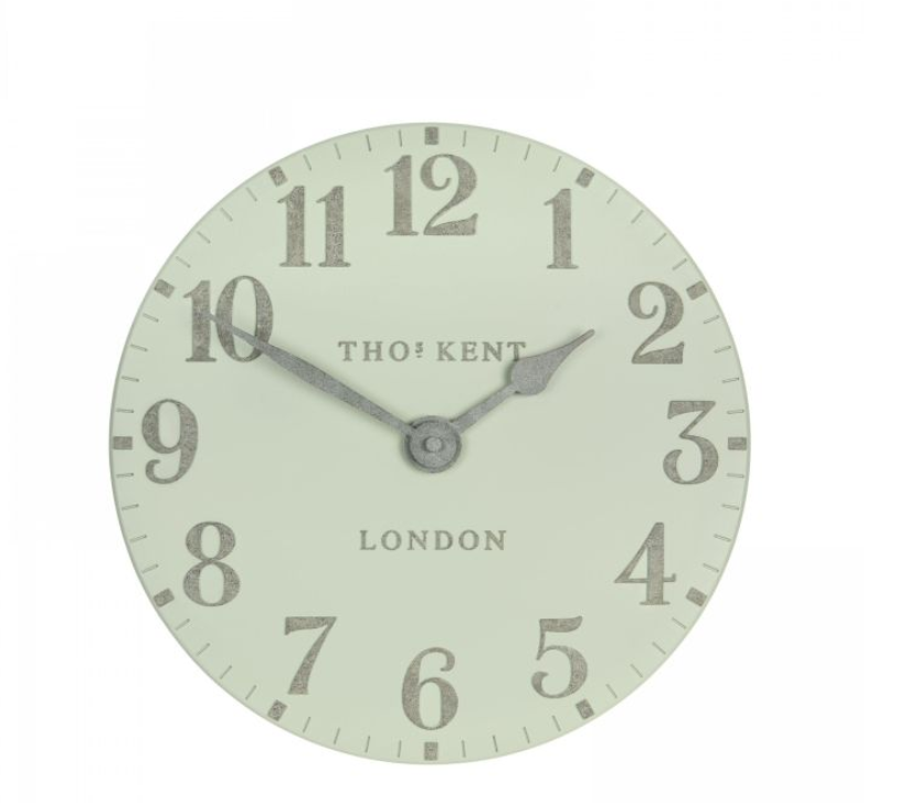 Pearl Green Arabic Wall Clock