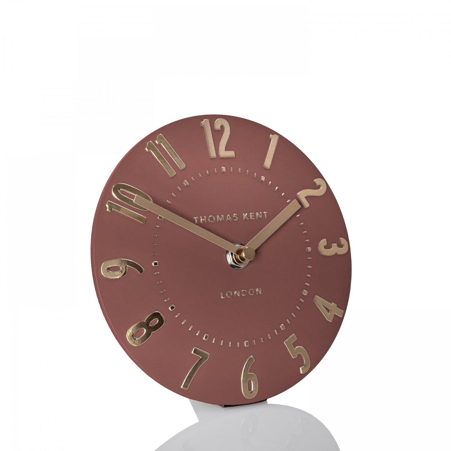 6" Auburn Mulberry Mantle Clock