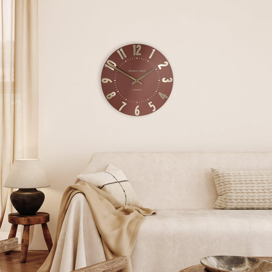 12" Auburn Mulberry Wall Clock