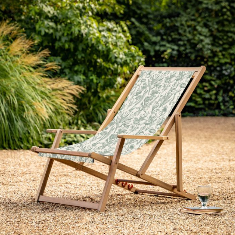 Floral Deck Chair