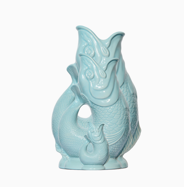 XL Eau de Nil Gluggle Jug