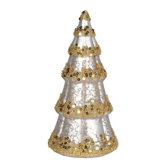 Small Champagne Lit Tree