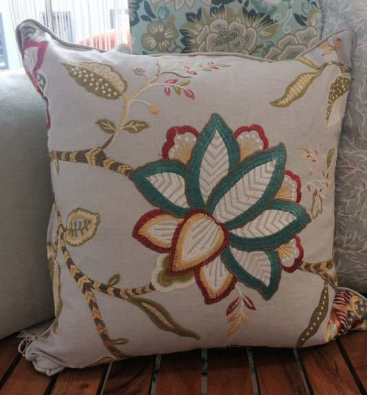 Multi Embroidered Cushion