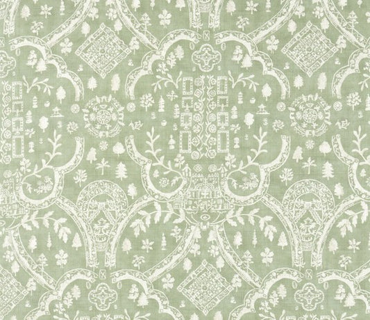 Sage Topiary View Cushion
