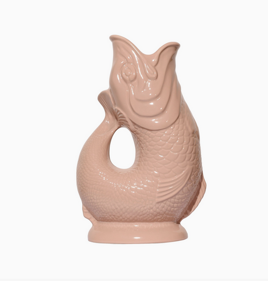 Tan Large Gluggle Jug