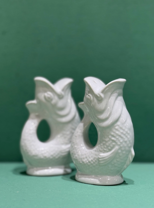 White Gluggle Salt & Pepper Set