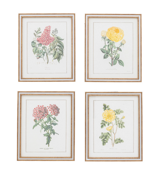 Floral Print Quartet