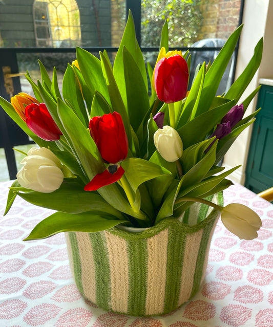 Jade Tulip Basket