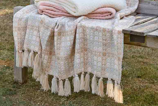 Kielder Cream Throw