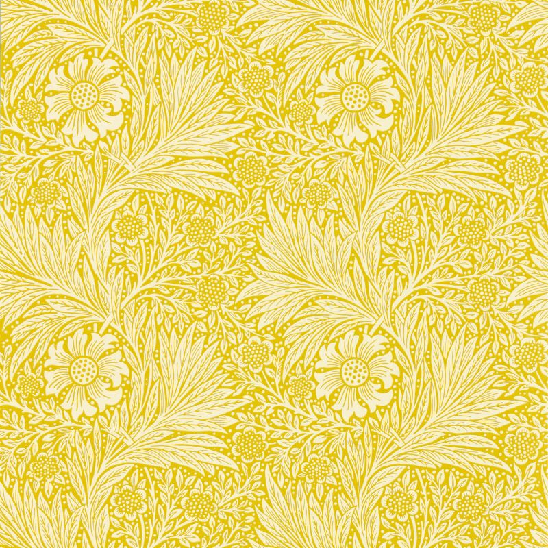 Marigold Yellow Wallpaper Sample