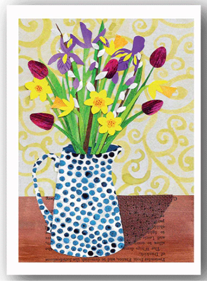 Spring in a Vase Card