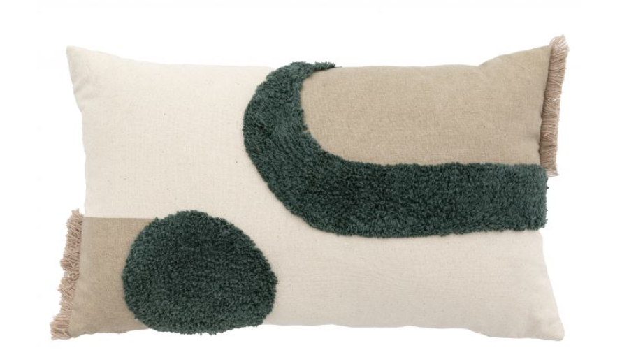 Abstract Tuft Cushion