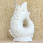 XL White Gluggle Jug