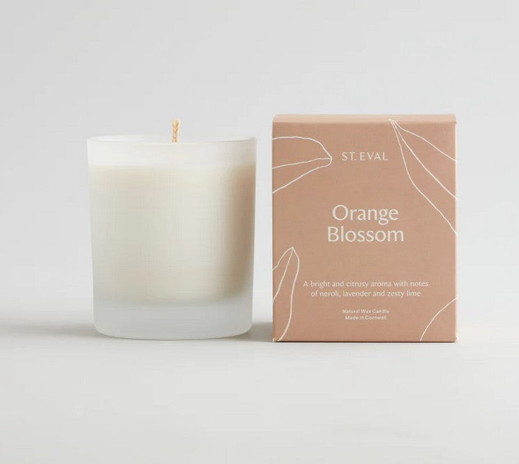 Orange Blossom Glass Candle