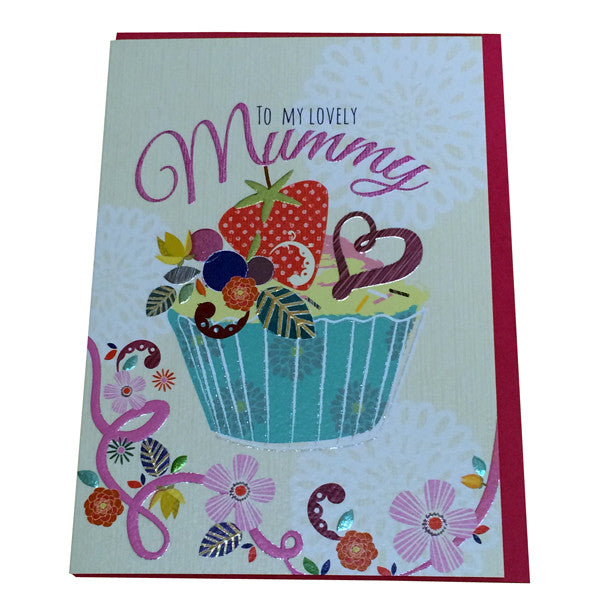 Cupcake To My Lovely Mummy Card
